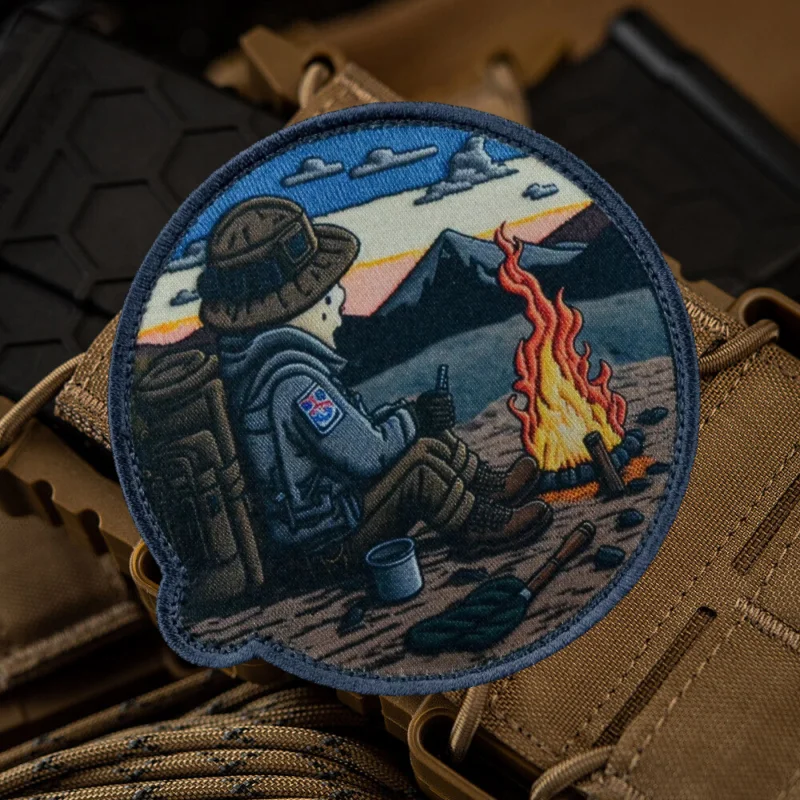 Parche táctico Halt Explorer morale – emblema velcro gancho y bucle - imagen 2