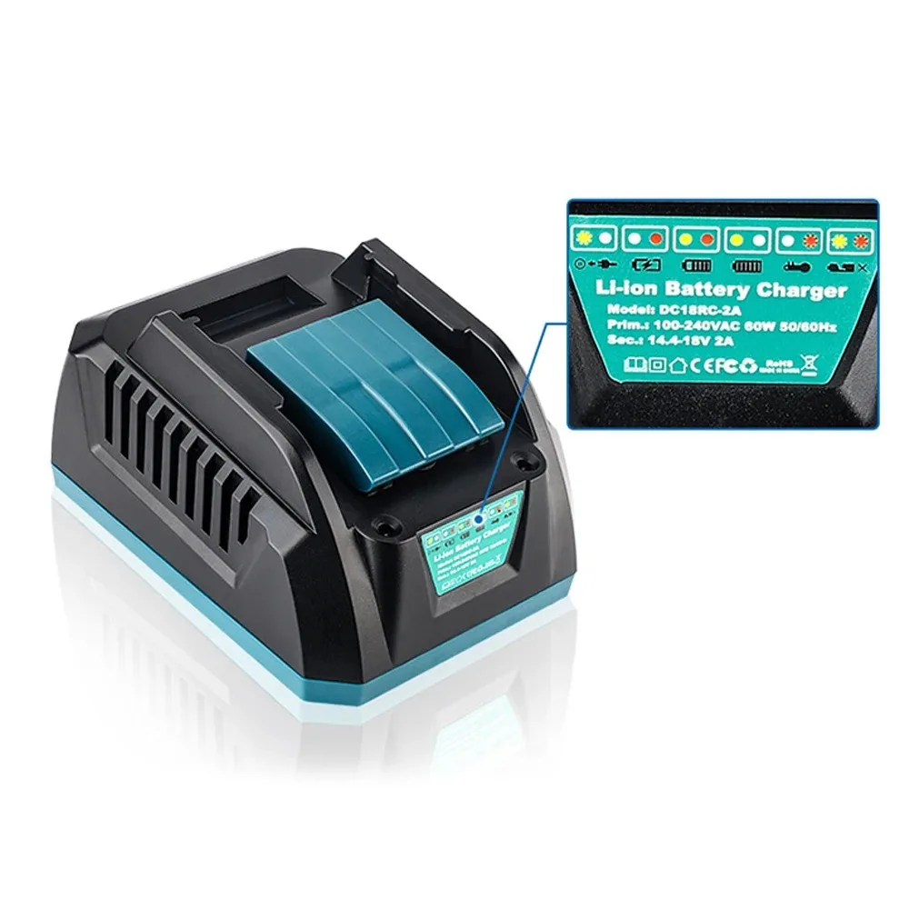 Makita cargador rápido de batería Li-Ion compatible - imagen 5