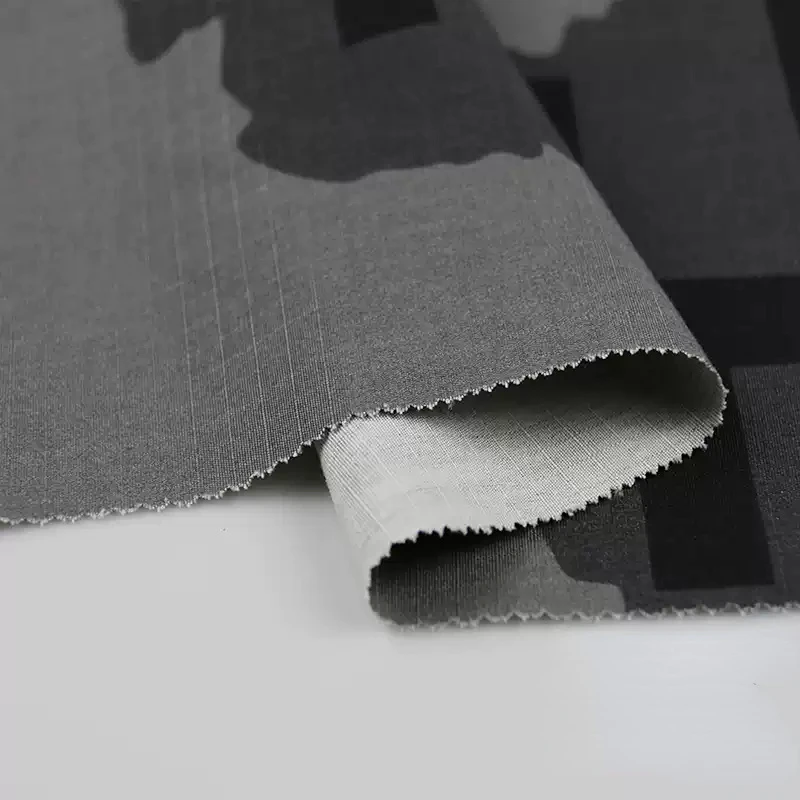 Tela camuflaje T-BLOCK gris algodón nailon táctico - imagen 3