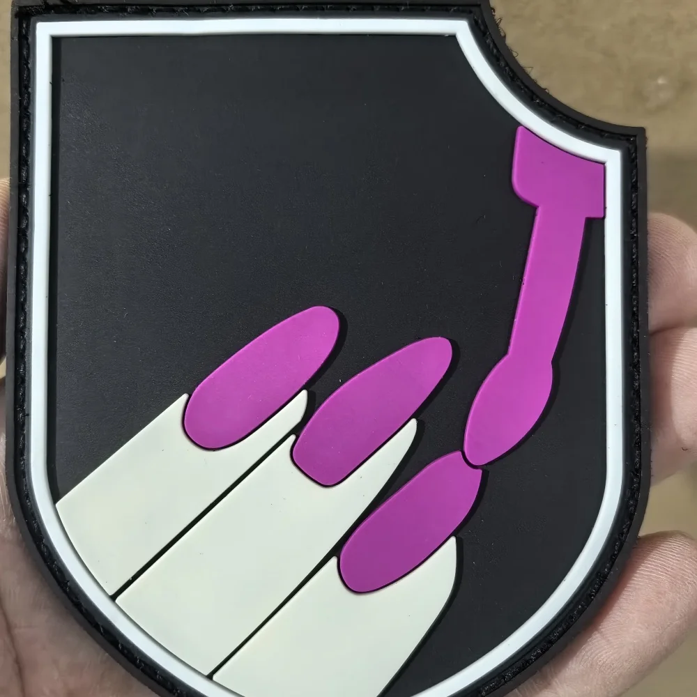 Parche de PVC personalizado para equipamiento táctico - imagen 3