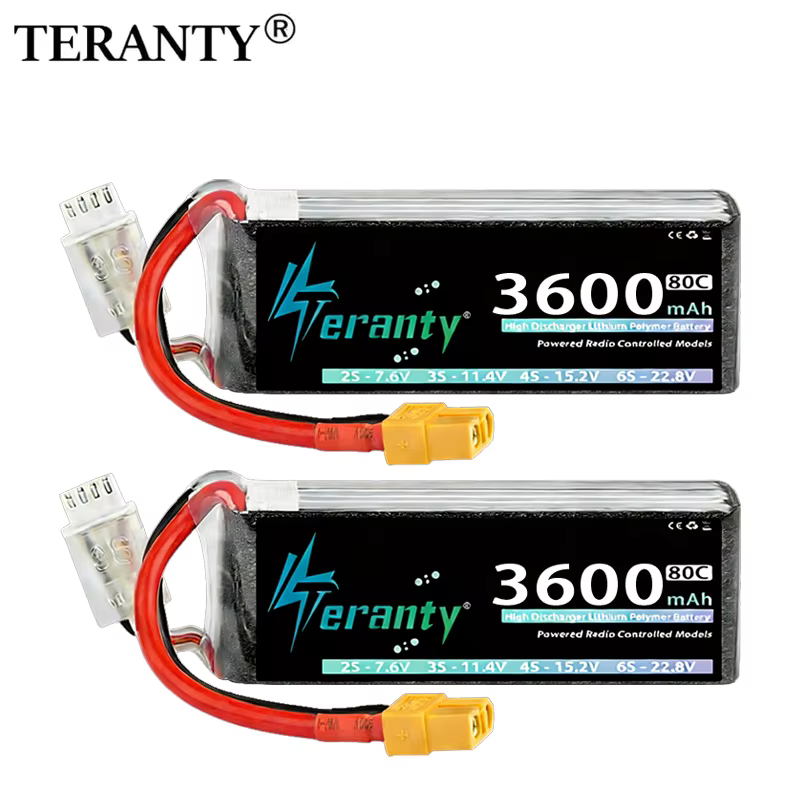 TERANTY Batería LiPo para conector XT60, FPV y vehículos - imagen 5