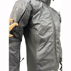 UF Chaqueta táctica Soft Shell ultraligera negro Delta Ace Gen.3