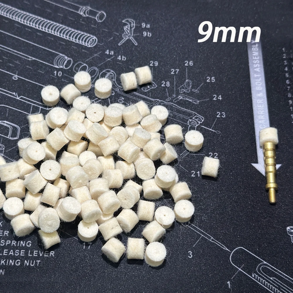 Kit limpieza pistola multicalibre - Fieltro y escobillas de arma - imagen 4