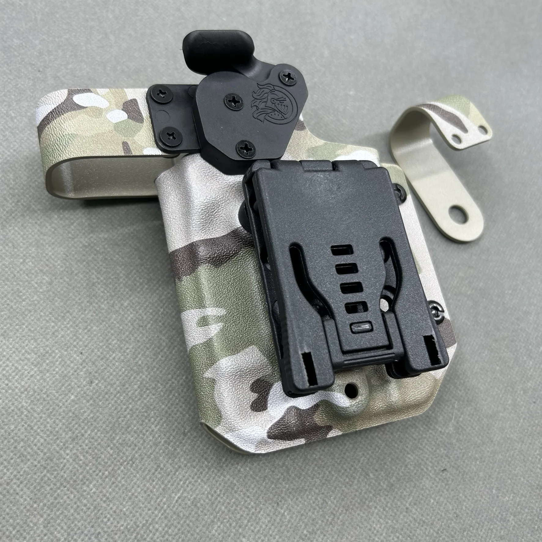 Funda táctica móvil MOLLE bloqueo pulgar, extracción rápida y clip - imagen 4