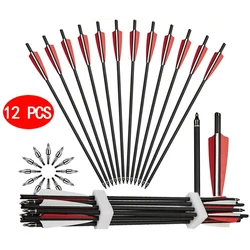 Pernos de carbono 20'' para ballesta con puntas anchas