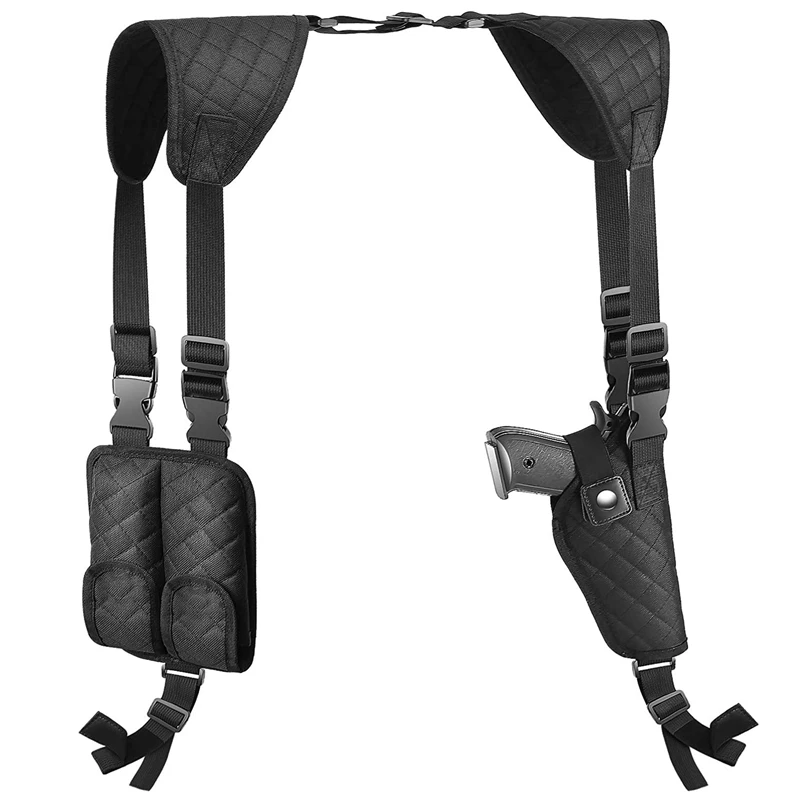 Funda táctica de nailon para axila de porte oculto, caza discreta
