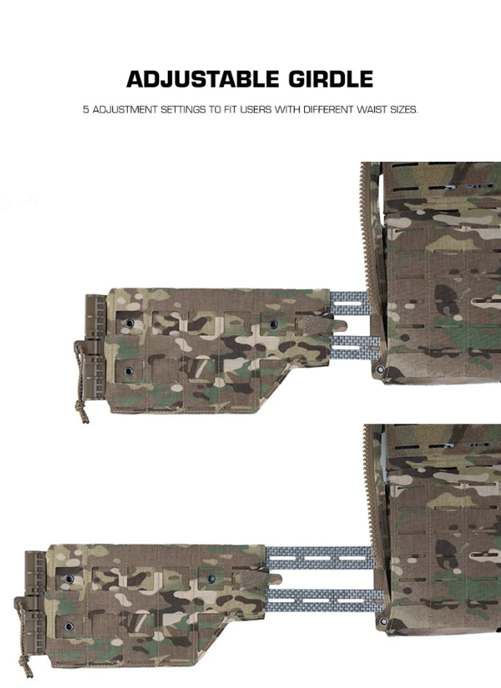 Resistencia del tejido Cordura en chaleco táctico