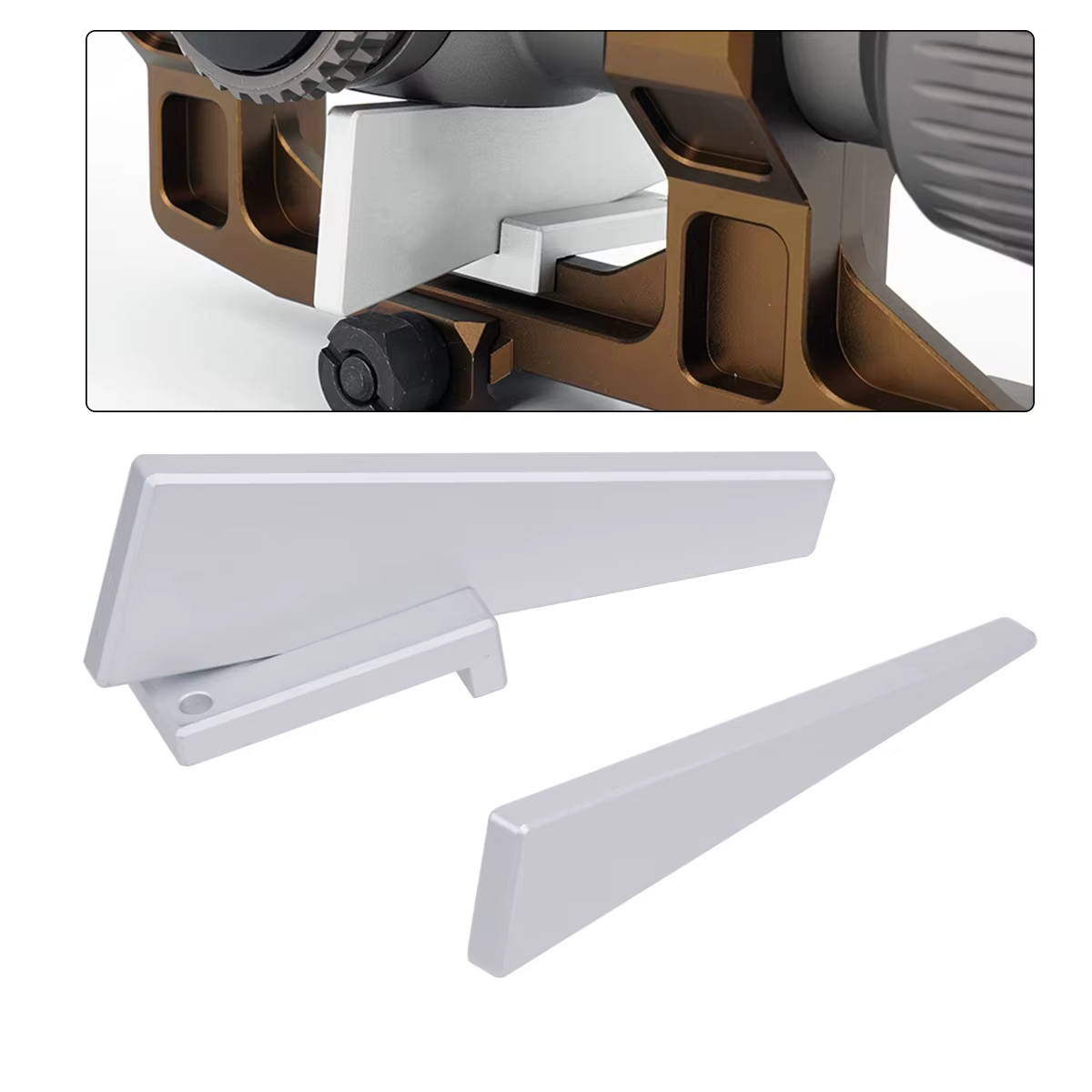 Nivelador Picatinny rifle aluminium – Rail táctico extensible