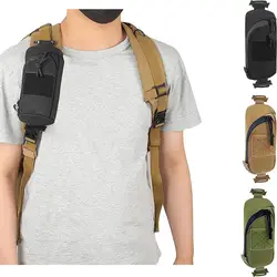 Bolsa táctica de hombro acceso rápido velcro para senderismo camping