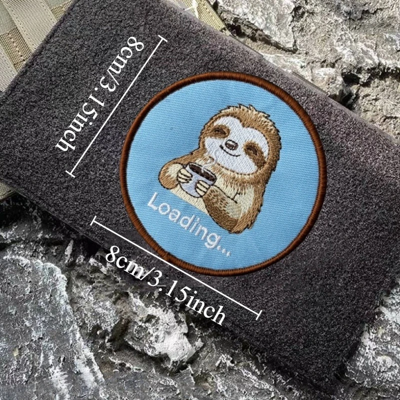 Sloth Tactics Parche moral táctico gancho y bucle para mochila - imagen 4