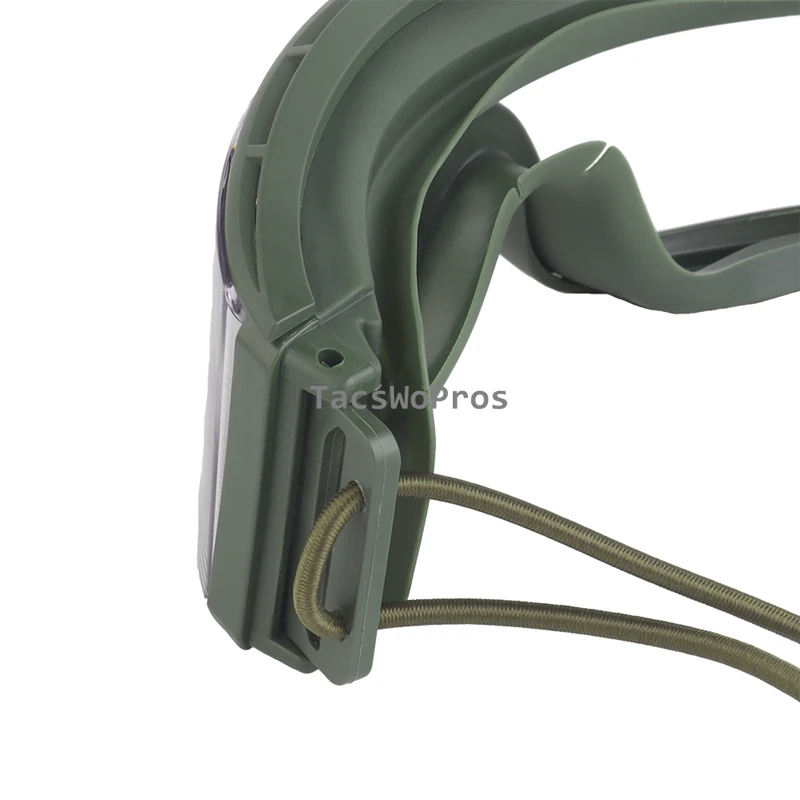 Gafas tácticas airsoft antiviento antipolvo con montaje para casco