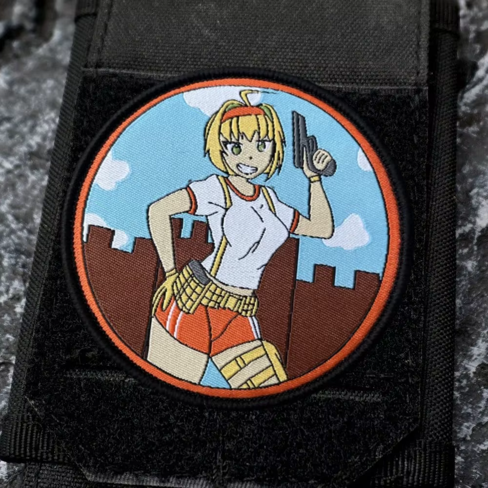 Parche táctico Manga Anime – emblema Velcro para mochila y uniformes - imagen 5