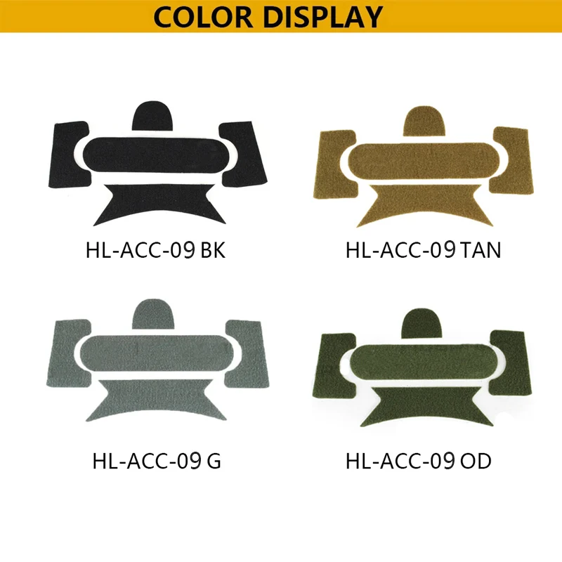 FAST parches adhesivos velcro para casco sin agujero táctico - imagen 5