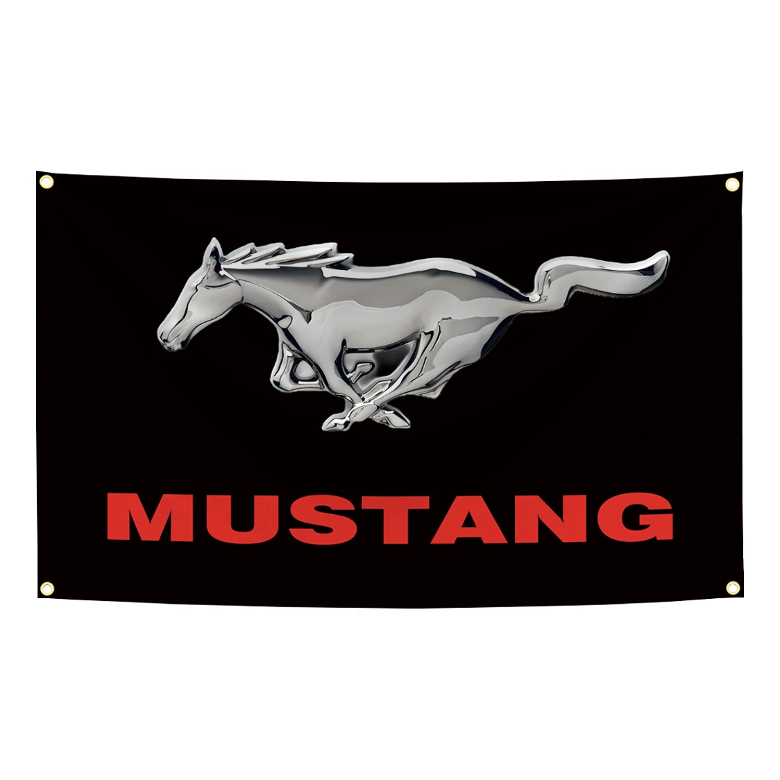 Mustang Shelby GT350 bandera de garaje en poliéster con ojales latón - imagen 4