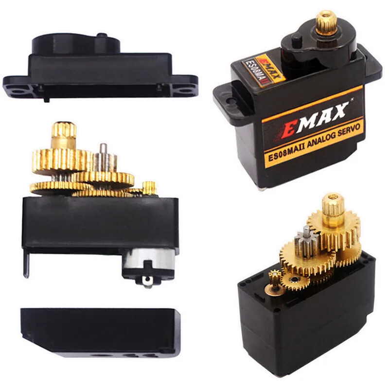 EMAX ES08MAII micro servo RC metal gear – Coches helicópteros - imagen 3