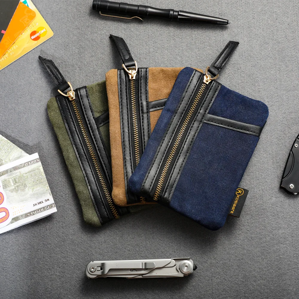 Monedero EDC táctico portátil para tarjetas y cambio de exterior - imagen 3