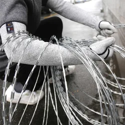 Guante táctico anti-corte nivel 5 con manga – HPPE resistente a cortes y perforación