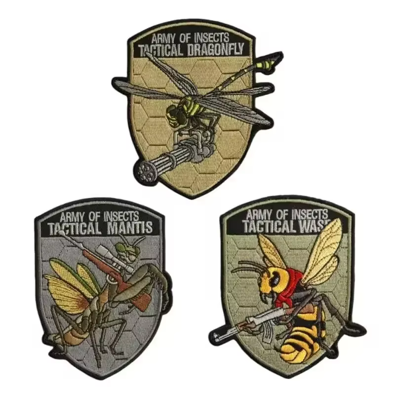 Parche táctico libélula Velcro MOLLE para mochila o brazalete - imagen 5