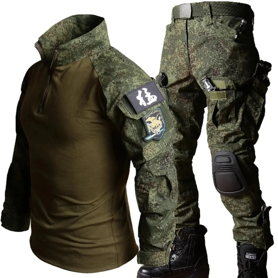 Conjunto táctico camuflaje ripstop hombre: uniforme de combate - imagen 3