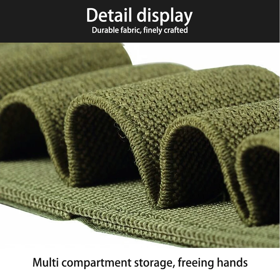 Bolsa MOLLE de caza para accesorios y herramientas con orificios - imagen 4