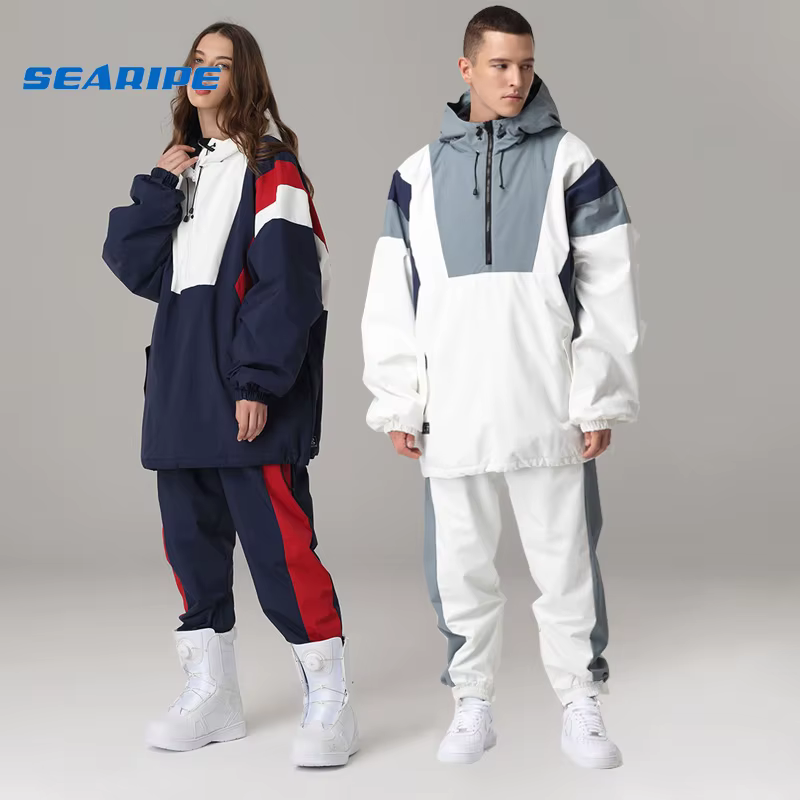 Searipe traje de nieve unisex – Chaqueta y pantalón impermeable cortavientos - imagen 3