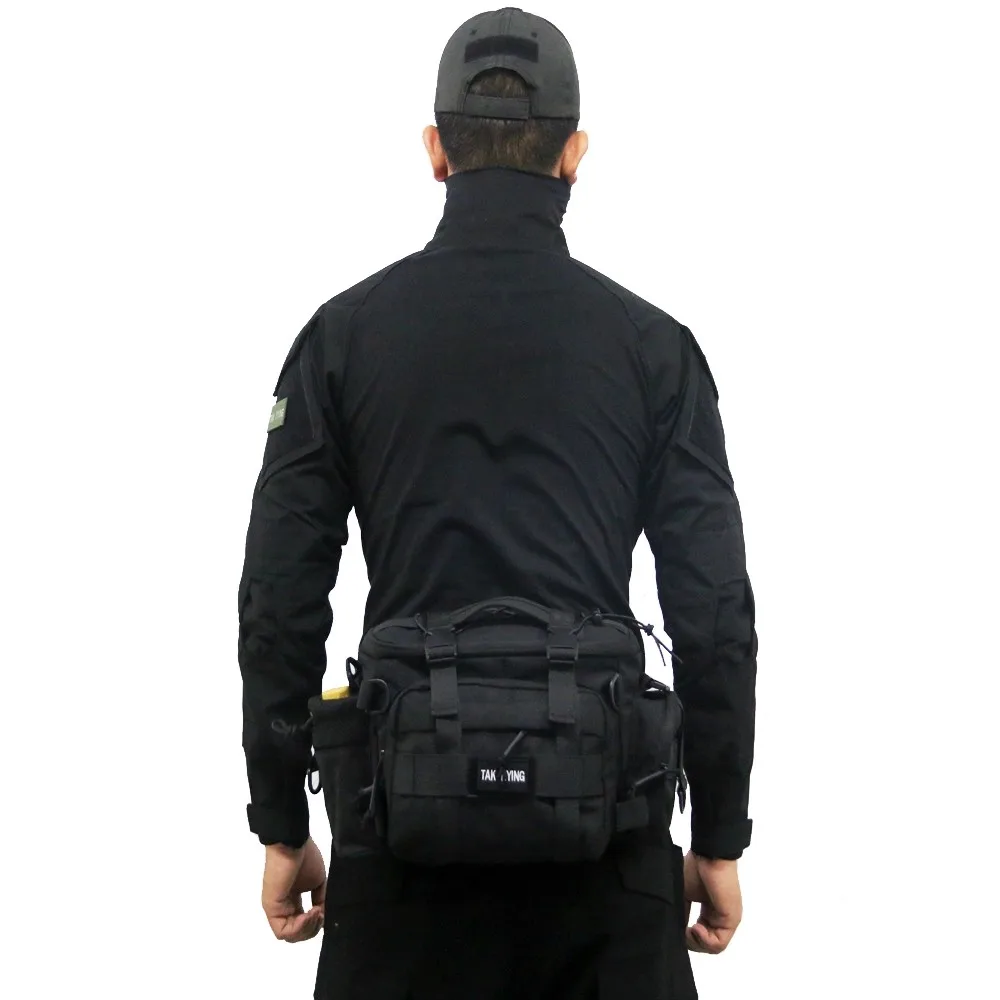 Riñonera MOLLE táctica bandolera cruzada para pesca al aire libre - imagen 3
