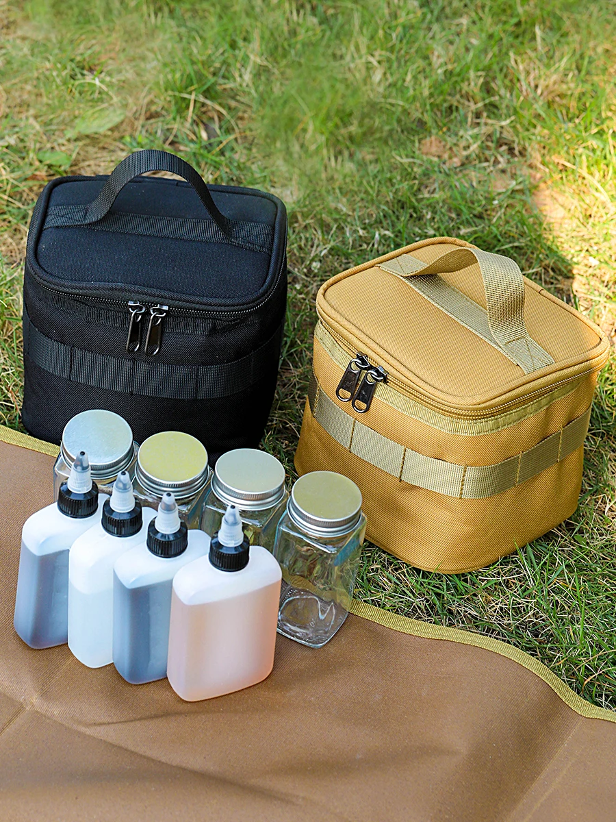Kosibate Bolsa de especias MOLLE resistente lavable para camping - imagen 3