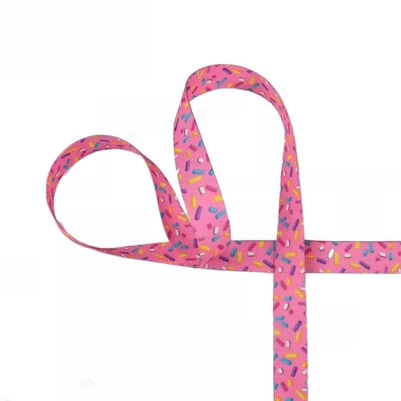 Cinta táctica camuflada rosa MOLLE, tiras no elásticas DIY