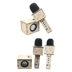 Karaoke infantil DIY con micrófono inalámbrico y altavoz portátil
