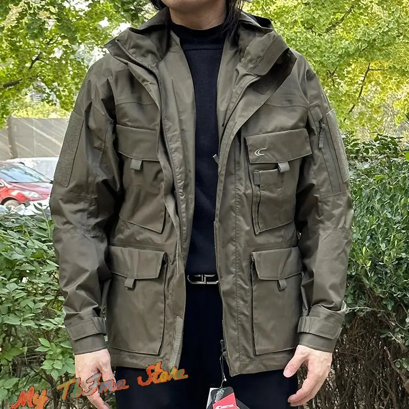 Chaqueta táctica TRG impermeable transpirable bolsillos carcasa rígida - imagen 2