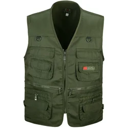Chaleco táctico MOLLE de verano con bolsillos múltiples