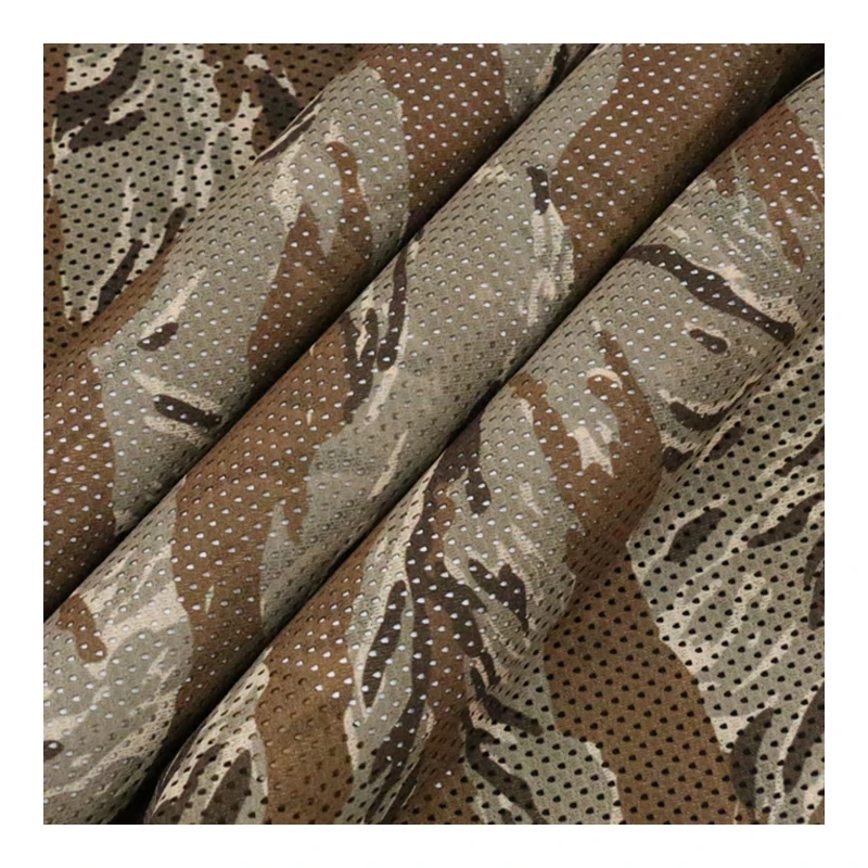 Bandana táctica camuflaje Miami Tiger Strip malla ojo de pájaro - imagen 2