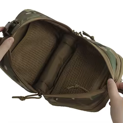 Bolsa táctica MOLLE doble capa para binoculares NVG – Caza