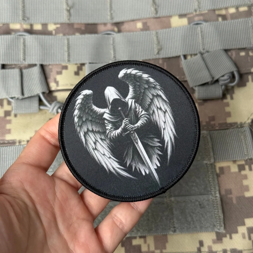 Parche táctico con velcro Chevron Ángel de la Muerte – Morale - imagen 4