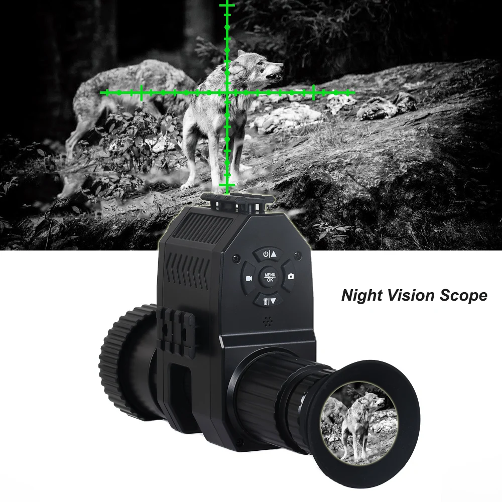 Pantalla y control del monocular