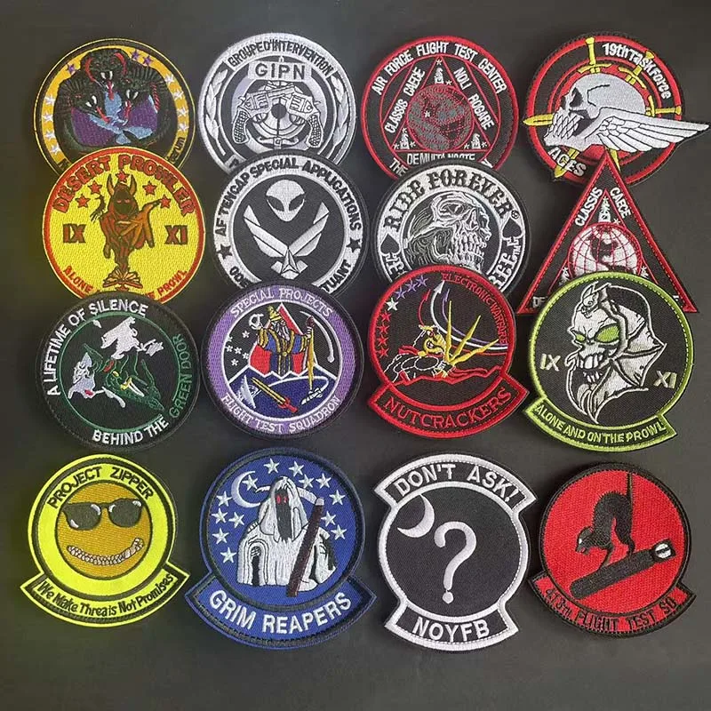 Parche bordado táctico emblema de brigada de asalto – para MOLLE - imagen 2