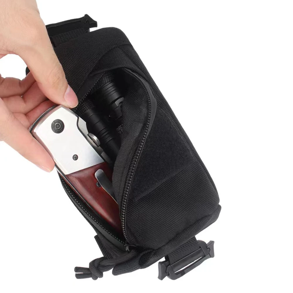 Mochila táctica MOLLE con correa para hombro, soporte teléfono EDC - imagen 5