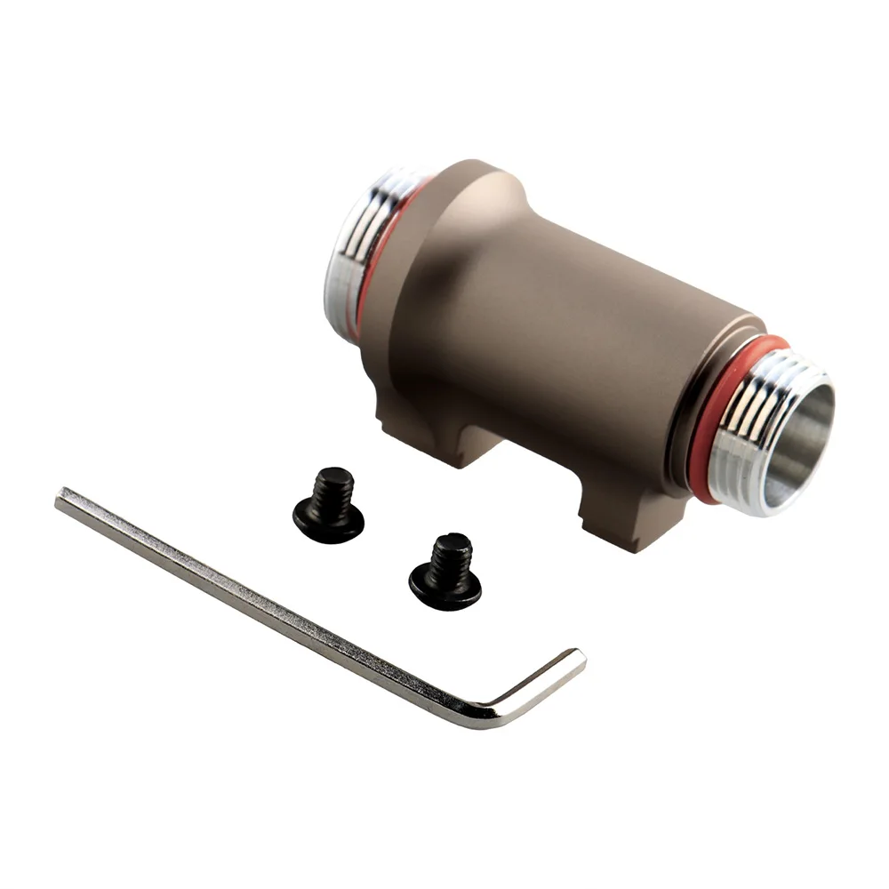 Soporte aluminio linterna táctica M300V M600V – Riel 20mm Picatinny - imagen 3