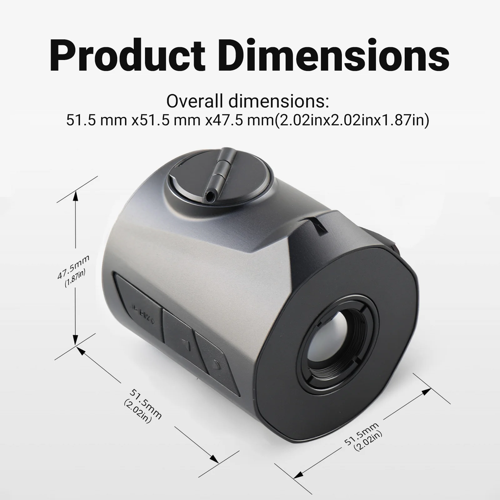 Visor térmico de visión nocturna para caza y patrulla aire libre