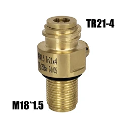 Adaptador de válvula de relleno táctico M18 – Latón macizo TR21-4