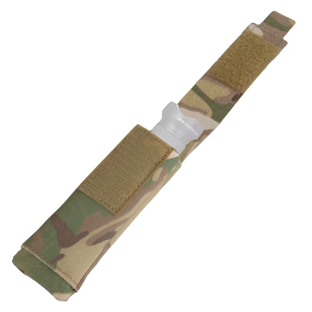 Riñonera táctica MOLLE para linterna, chaleco airsoft y portaplacas - imagen 4