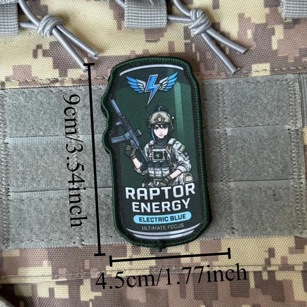 Parche militar gancho y bucle moral chica para ropa o mochila