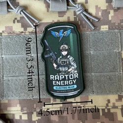 Parche militar gancho y bucle moral chica para ropa o mochila