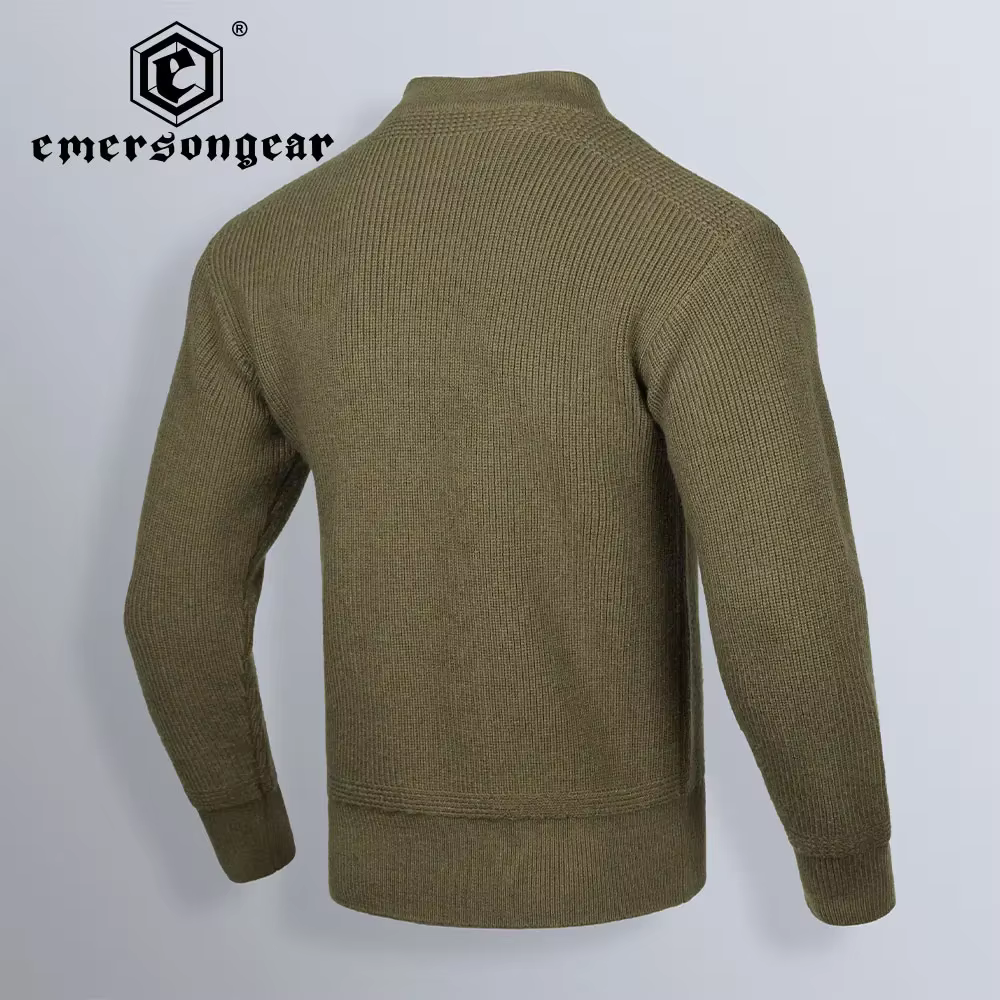 EmersonGear Sudadera táctica de lana con cuello alto cortaviento - imagen 5