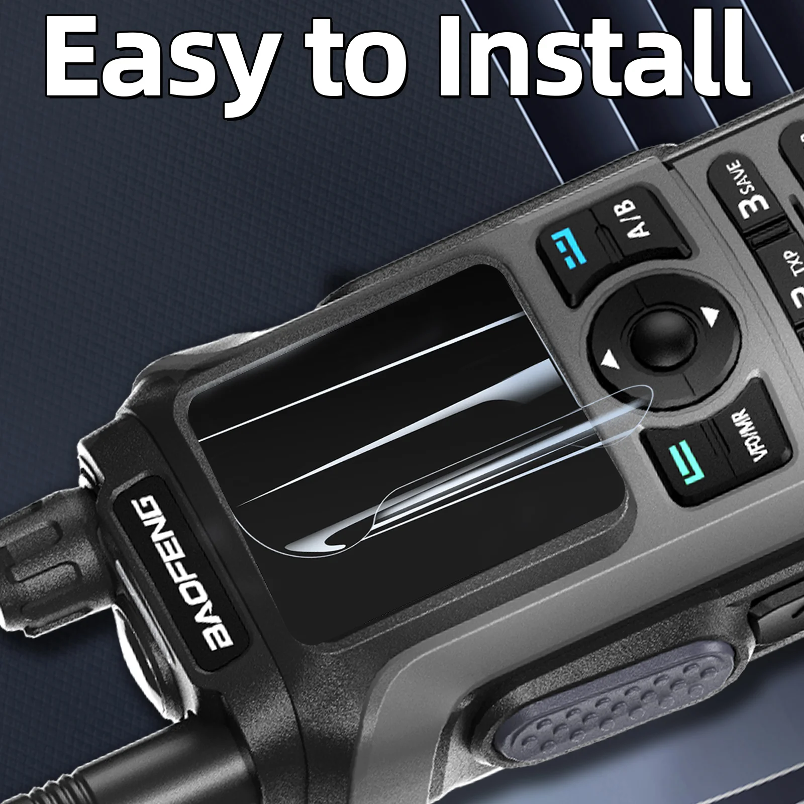 Protector de pantalla Baofeng UV-21 Pro HD autorreparable - imagen 3