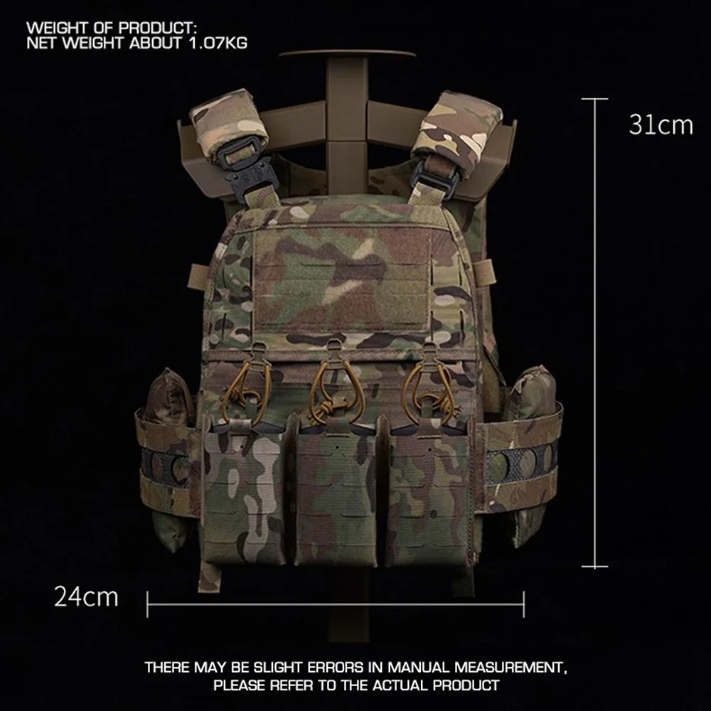 Chaleco táctico Ferro FCPC V5 portaplacas MOLLE caza airsoft - imagen 2