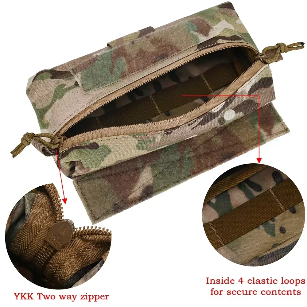 Bolsa colgante táctica MOLLE para chalecos JPC, CPC, LBT y D3CR - imagen 3