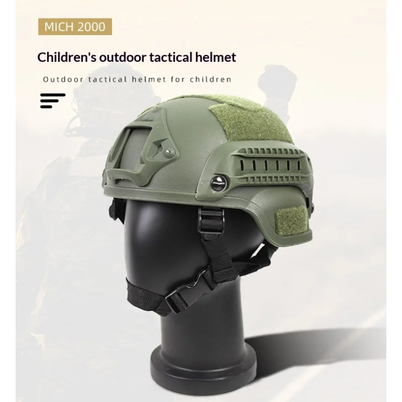 MICH 2000 casco táctico infantil con rieles para airsoft - imagen 3