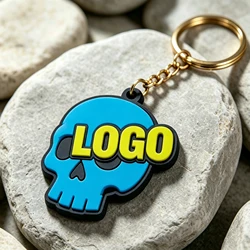 Llavero PVC personalizado para mochila y llaves