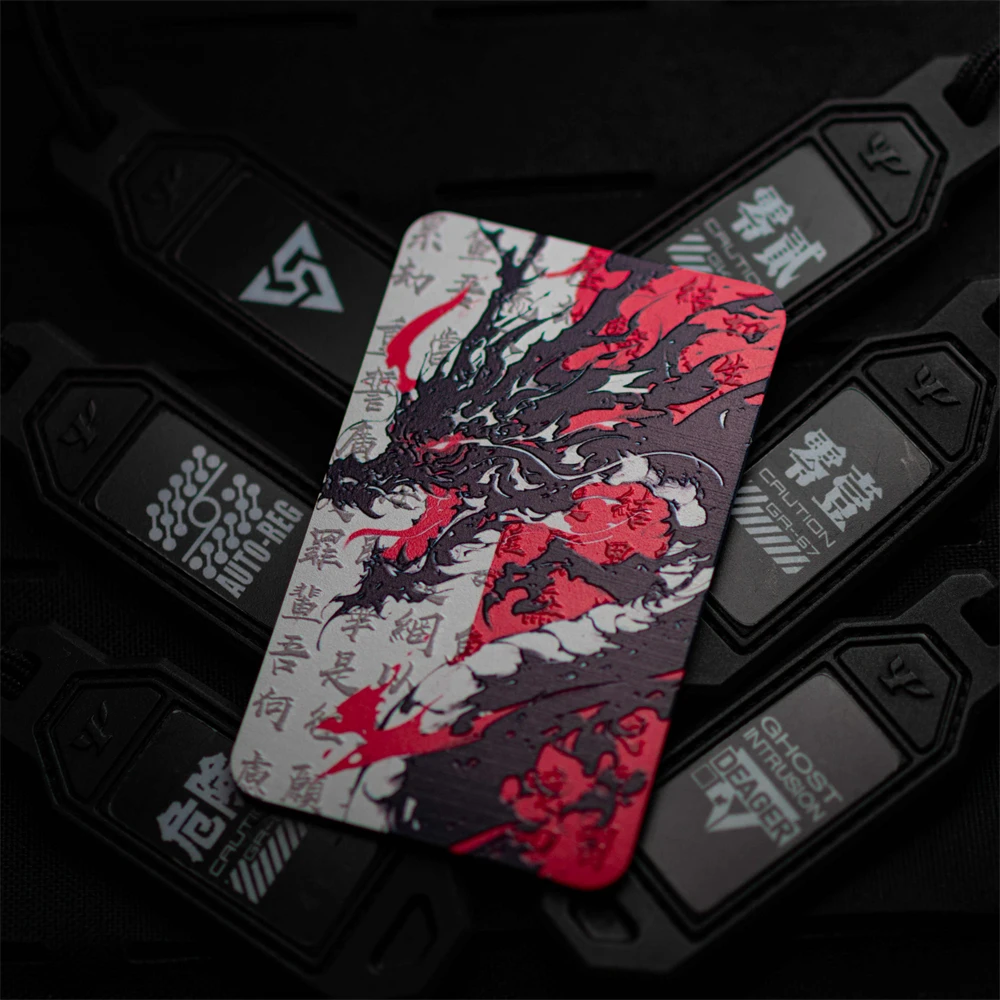Parche táctico PVC dragón zodiaco universal para chaleco y bolsa - imagen 2